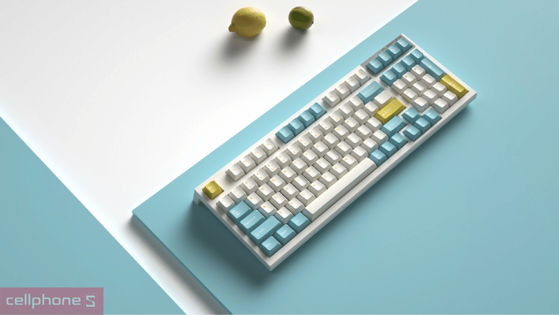 Bàn phím cơ không dây FL-Esports FL980CPM Sea Salt Cercis Switch - Thiết kế thu hút