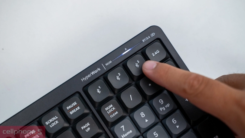 Thiết kế bàn phím không dây Hyperwork Silentkey