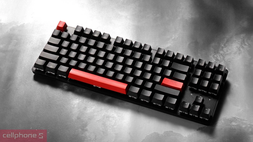 Thiết kế bàn phím có dây Keychron X1 Red Backlight