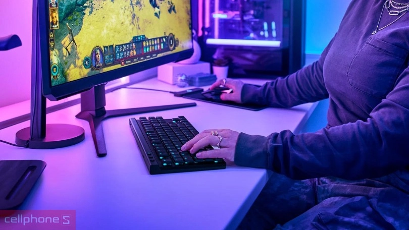 Thiết kế - Đèn nền của bàn phím gaming Logitech G515 Lightspeed TKL