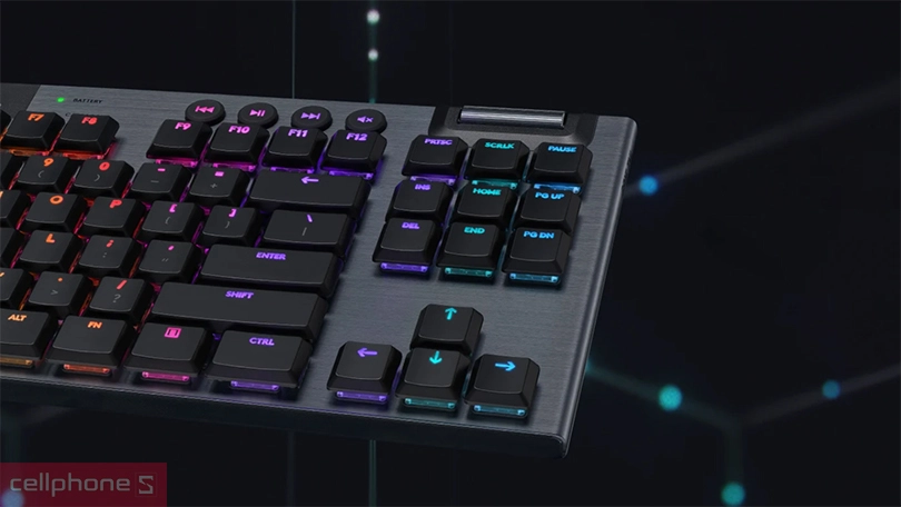 Switch bàn phím Logitech G913 TKL Lightspeed Rgb Mechanical Clicky