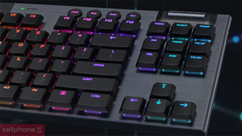 Switch Logitech G913 TKL Lightspeed Rgb Mechanical Tactile