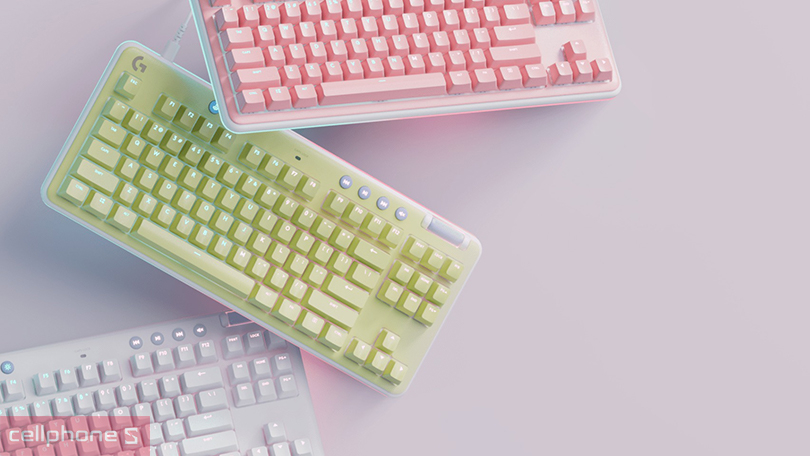 Thiết kế bàn phím Logitech G713 TKL Lightsync RGB Tactile