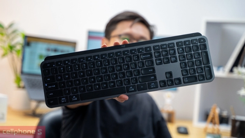 Bàn phím không dây Fullsize Logitech MX Keys S - Fullsize thoải mái, phím gõ bền bỉ