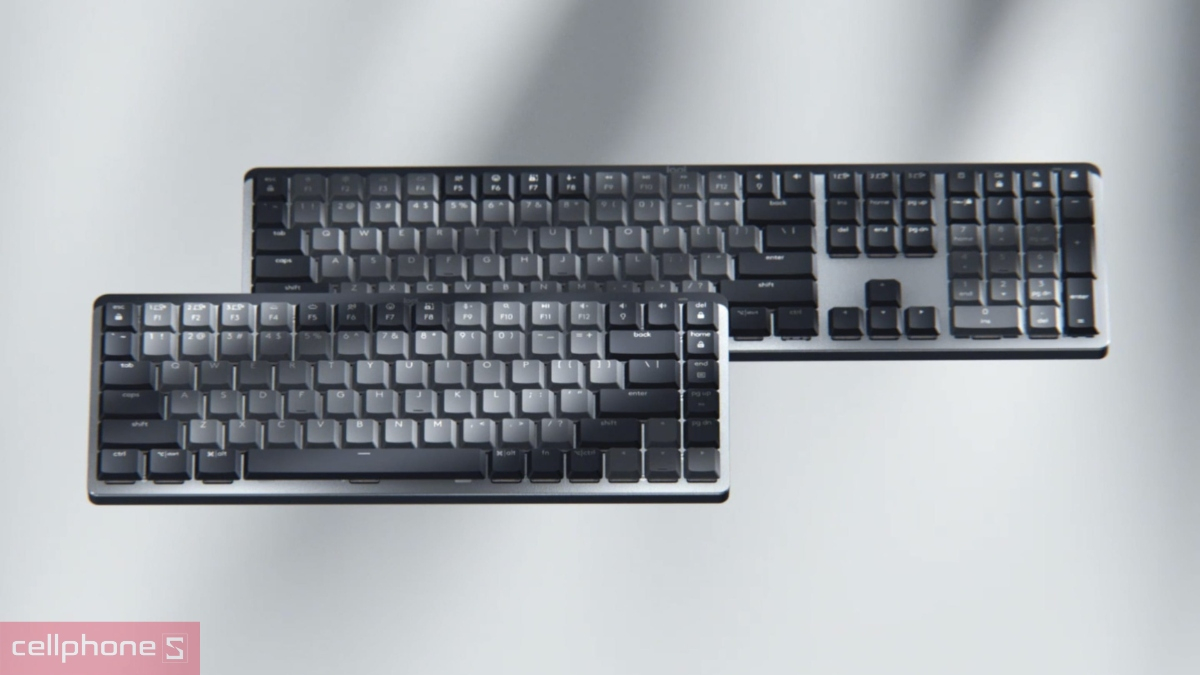 Đa dạng kích thước bàn phím Logitech