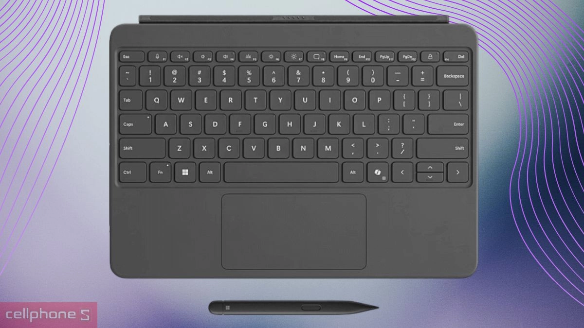 Hệ thống đèn bàn phím Surface Pro 12 inch kèm bút