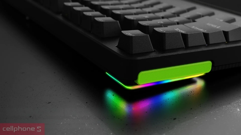 Bàn phím cơ có dây Rapoo V500 Pro 87 đen - Thiết kế hiện đại và trọng lượng nhẹ