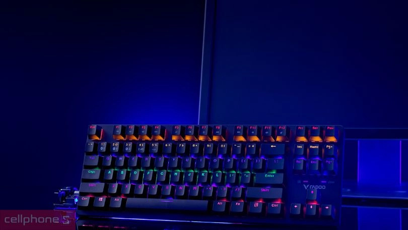 Bàn phím cơ không dây Rapoo V500 Pro Multimode TKL 87