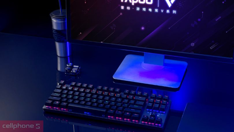 Kết nối bàn phím Rapoo V500 Pro Multimode TKL 87