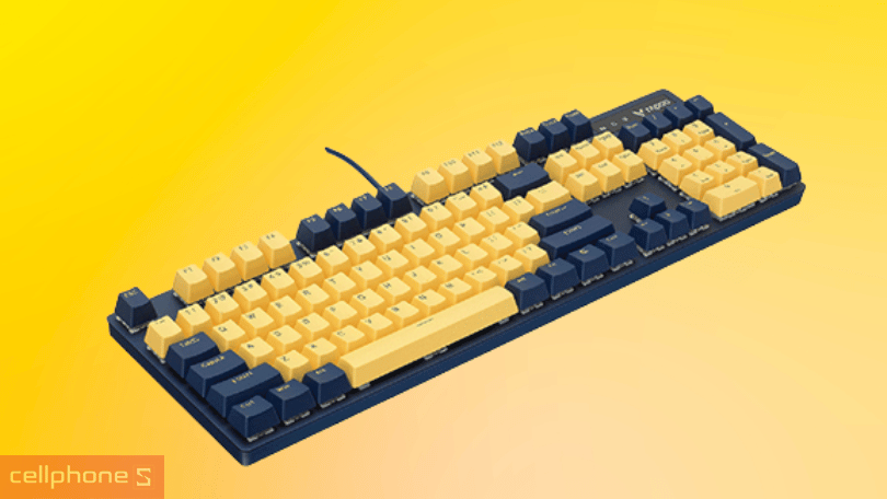 Bàn phím cơ Rapoo V500 Pro Yellow Blue