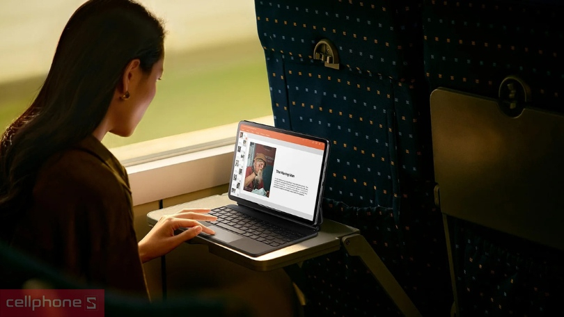 Thiết kế bàn phím bao da Xiaomi Pad 7/7 Pro chính hãng Touchpad