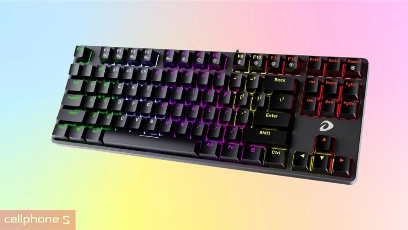 Bàn phím cơ có dây DareU EK1280S V2 MULTI LED Blue Switch – Nâng cao trải nghiệm