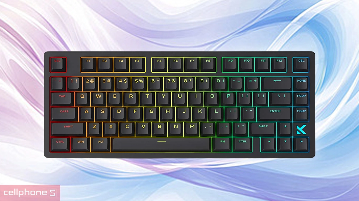 Keycap PBT bền bỉ trên Bàn phím Gaming có dây MCHOSE Jet 75 HE Magnetic Rapid Trigger Black