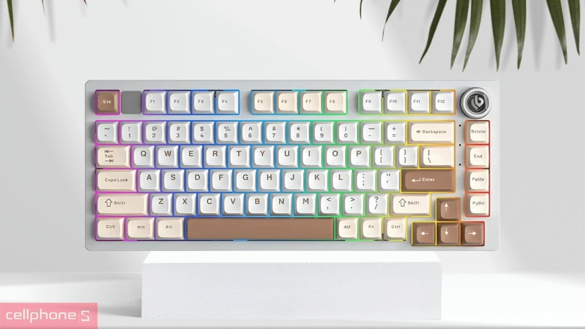 Bàn phím cơ không dây LEOBOG Hi75C Pro – Kết nối 3 mode, LED RGB