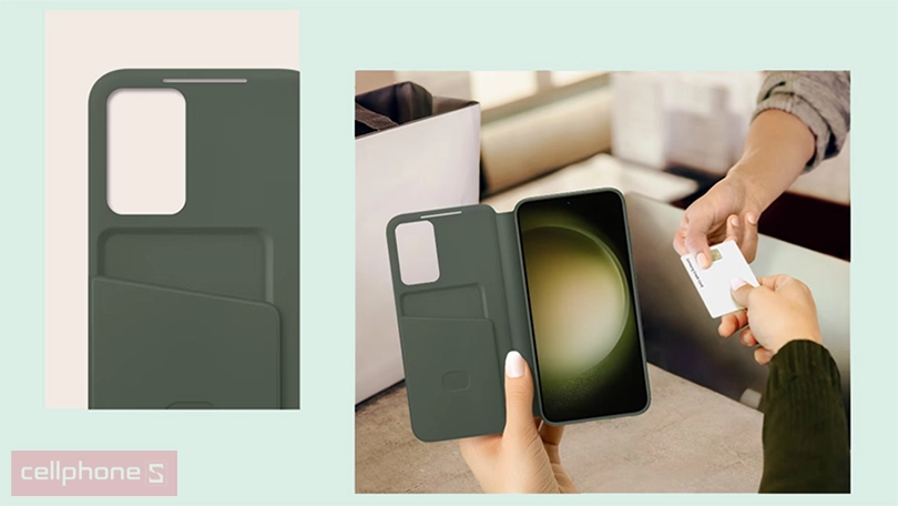 Thiết kế bao da Samsung Galaxy S23 Plus Smartview