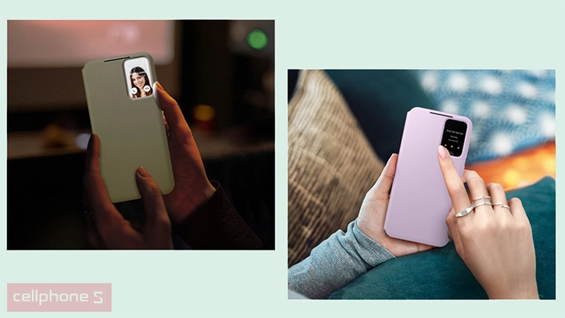 Thiết kế bao da Samsung Galaxy S23 Plus Smartview