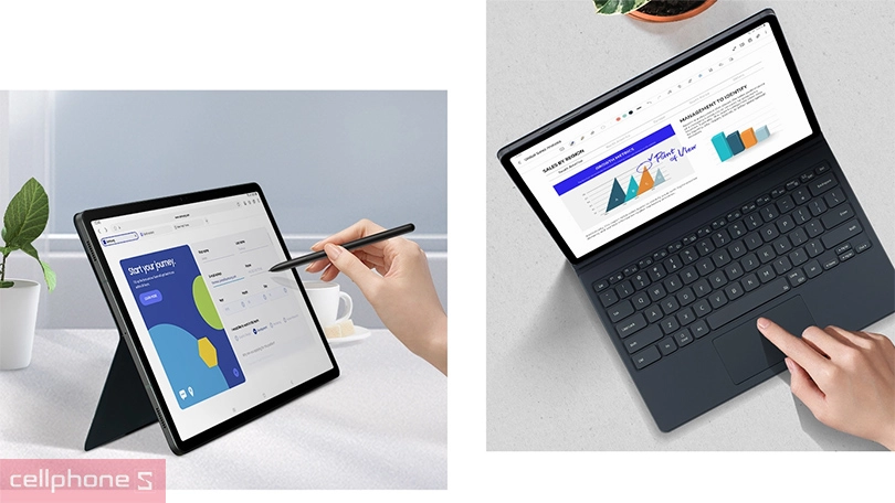 Bao da Samsung Galaxy Tab S9 chính hãng Touchpad - Thiết kế tối ưu cho người dùng