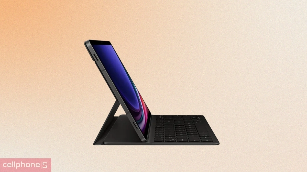 Thiết kế từ tính và giá đỡ xoay linh hoạt của bao da + Bàn phím AI Samsung Galaxy Tab S10 Lite/S10 FE/S9 FE/F9