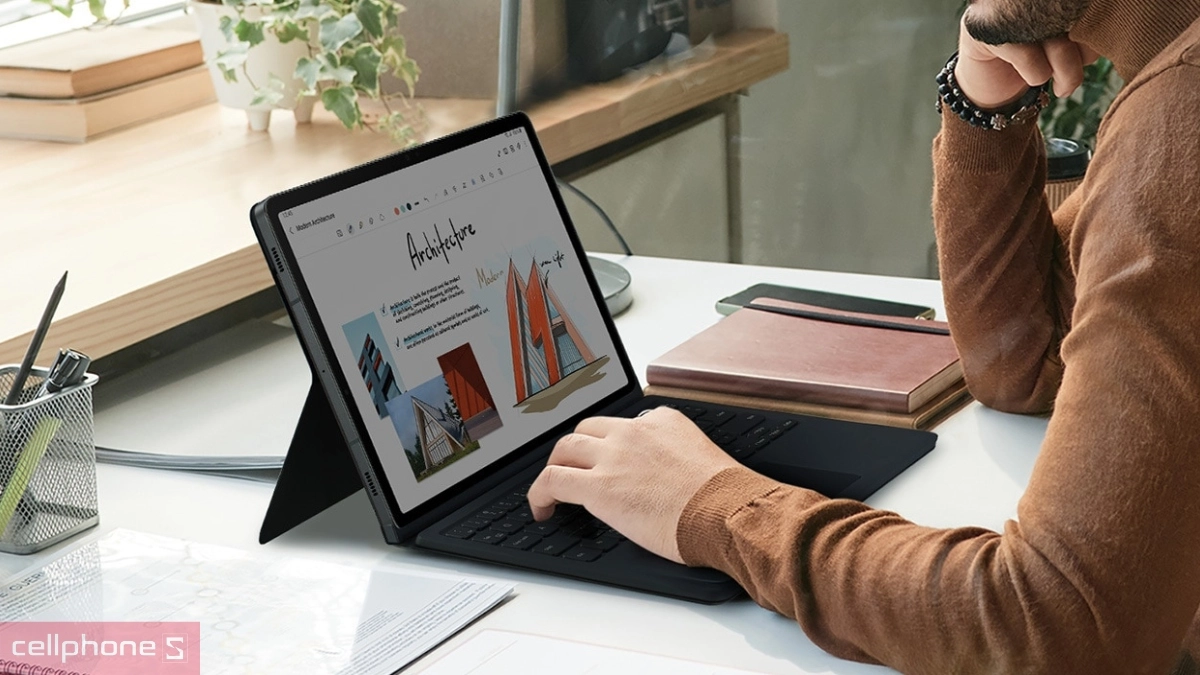 Khả năng bảo vệ toàn diện của bao da + bàn phím AI Samsung Galaxy Tab S10 LITE/S10 FE/S9 FE/S9 Touch Pad