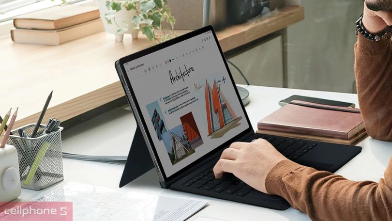 Chất lượng bàn phím bao da AI Samsung Galaxy Tab S10 Plus S9 FE Touch Pad