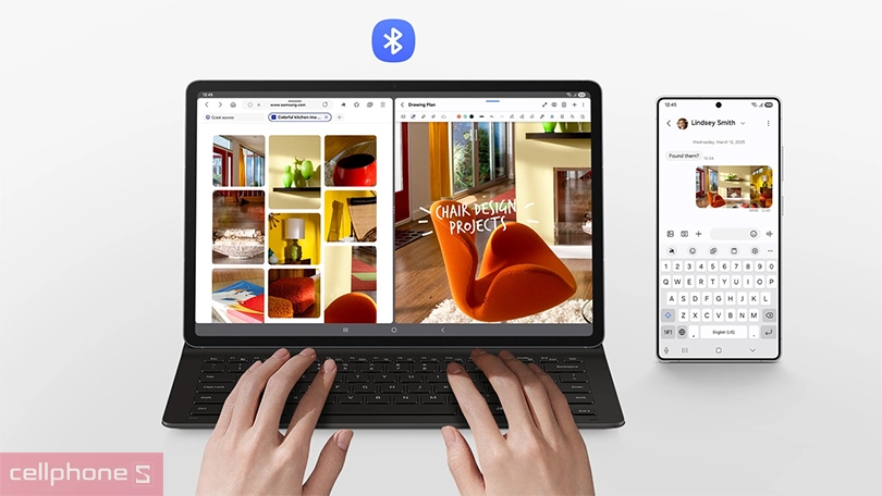 Chất lượng bao da bàn phím AI Samsung Galaxy Tab S10 FE Plus