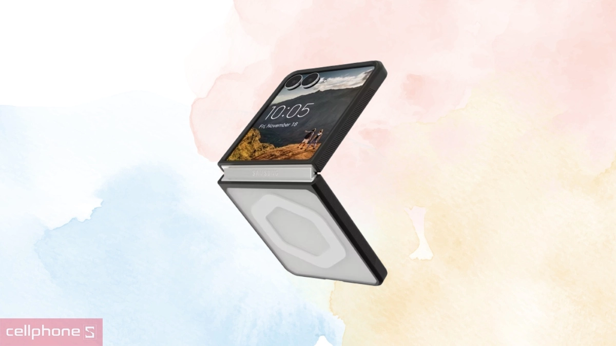 Ốp lưng Z Flip 8 chính hãng giúp hạn chế trầy xước màn hình phụ hằng ngày