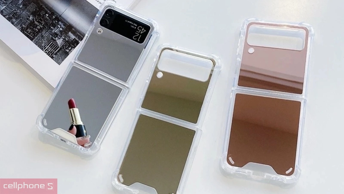 Ốp lưng Z Flip 8 chính hãng kèm gương with MagSafe tạo phong cách hiện đại sang trọng