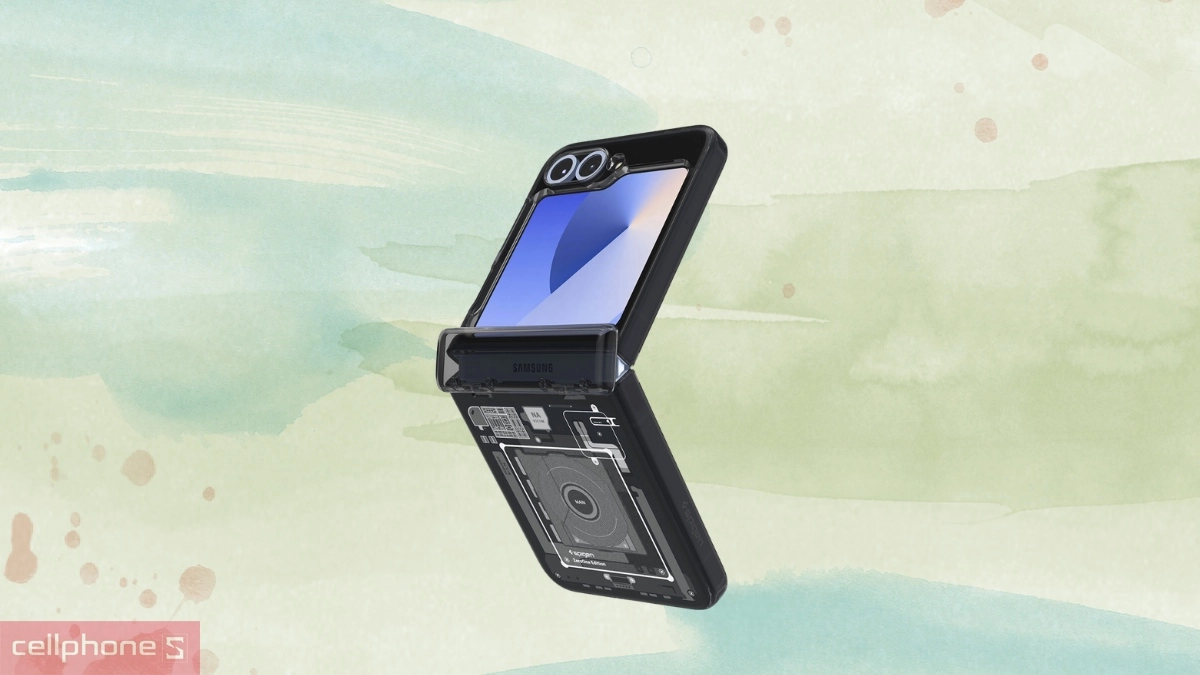 Ốp lưng Z Flip 8 chính hãng Spigen tăng độ bền với cấu trúc gia cố chắc chắn