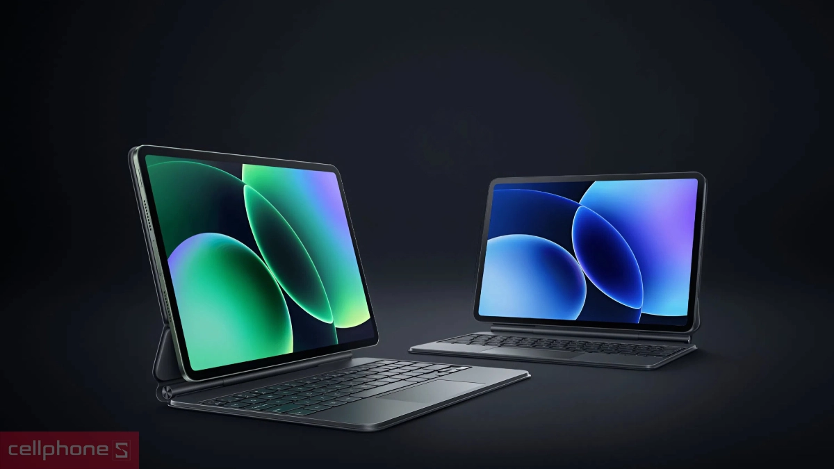 Thiết kế phím bàn phím bao da Xiaomi Pad 8/8 Pro chính hãng touchpad