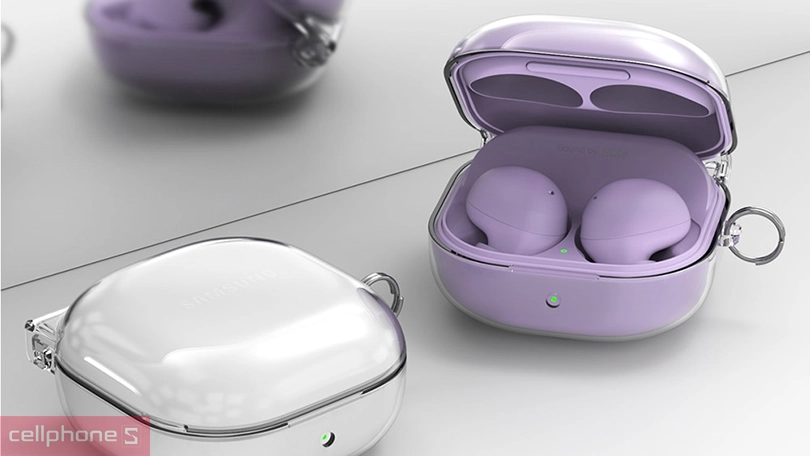 Bao da tai nghe Galaxy Buds Live / Buds 2 Pro Araree Nukin