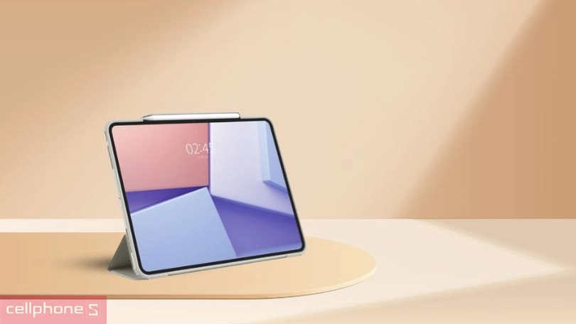 Bao da iPad Pro 11 Spigen Air Skin Pro chống shock tối ưu, tháo rời tiện dụng