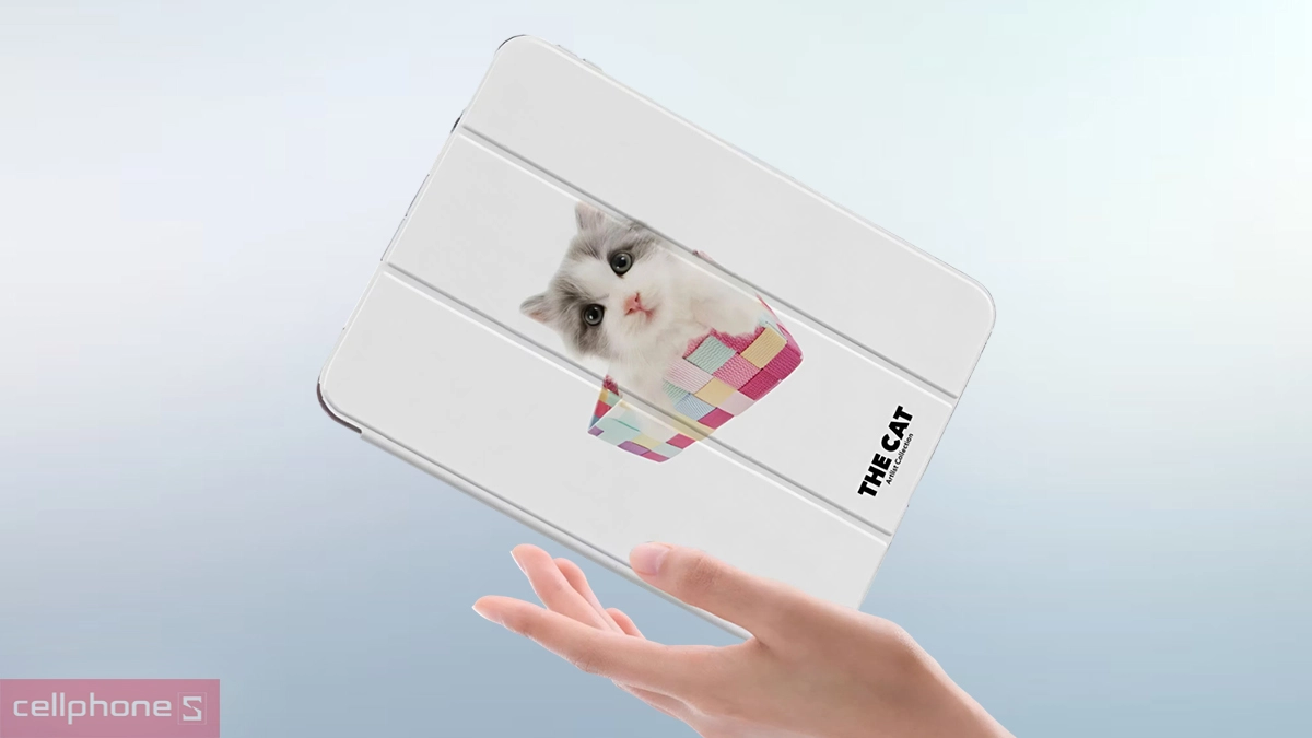 kết cấu Bao da Apple iPad 11 A16 (Gen 11)/10.9/Gen 10 Mutural The Cat