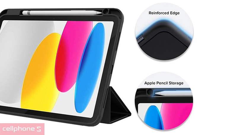 Thiết kế bao da iPad A16 Gen 11/Gen 10 11 inch JCPAL Durapro