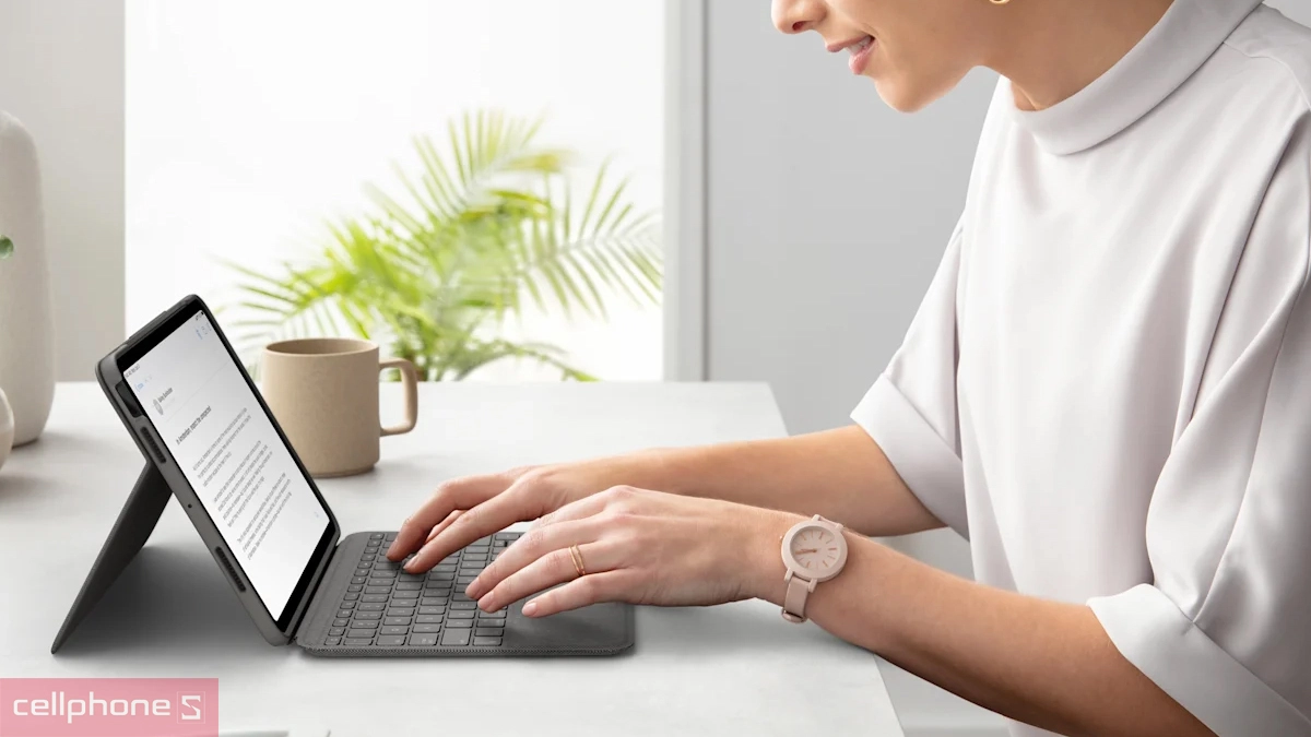 Bàn phím Bao da iPad Air 11 M2/M3 Logitech Folio Touch