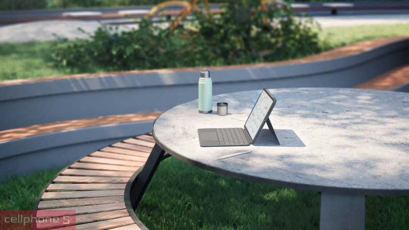 Thiết kế bàn phím bao da iPad Air M4 11 2024 Logitech Combo Touch