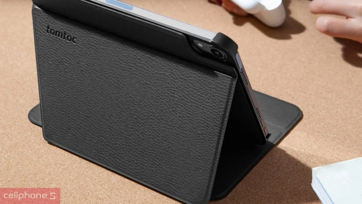 Kiểu dáng bao da iPad Mini 6/7 Tomtoc INSPIRE TRI-MODE DRS