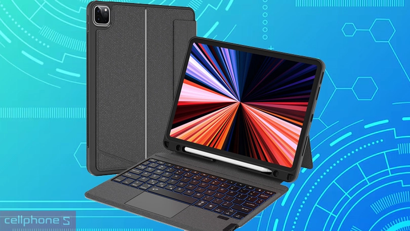 Bàn phím + Bao da iPad Pro 11 2024 Wiwu Mag Touch - Thiết kế tháo rời tiện lợi
