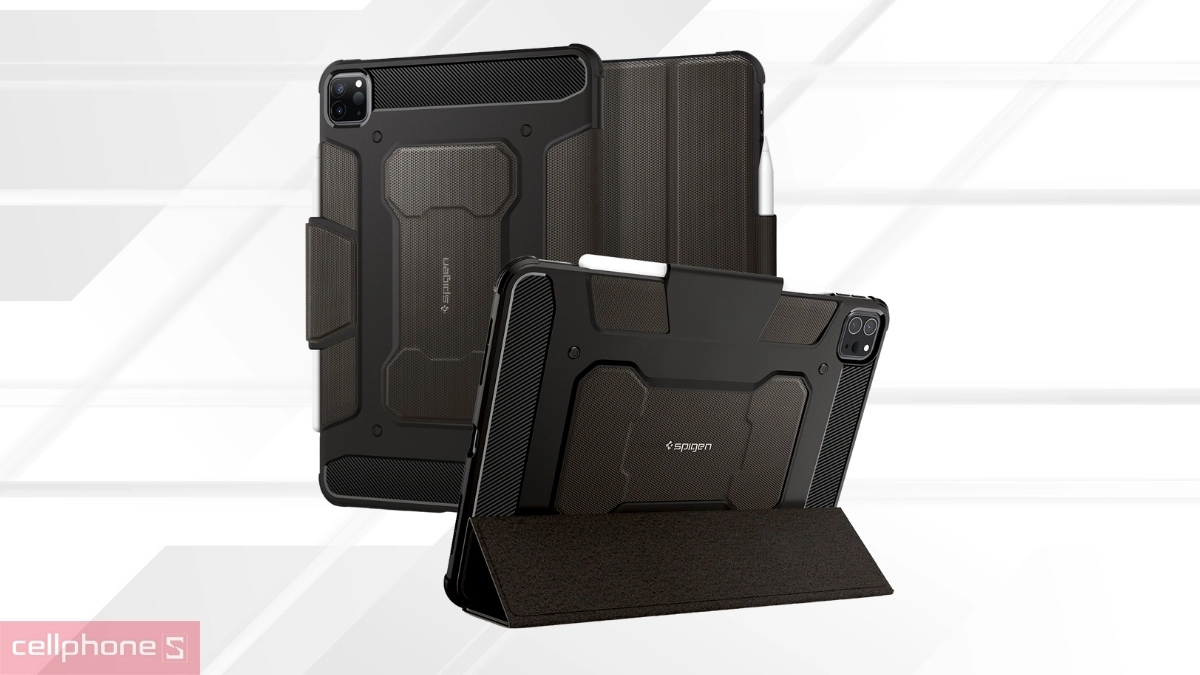 Thiết kế bao da iPad Pro 11 (2018-2022) Spigen Tough Armor Pro DRS