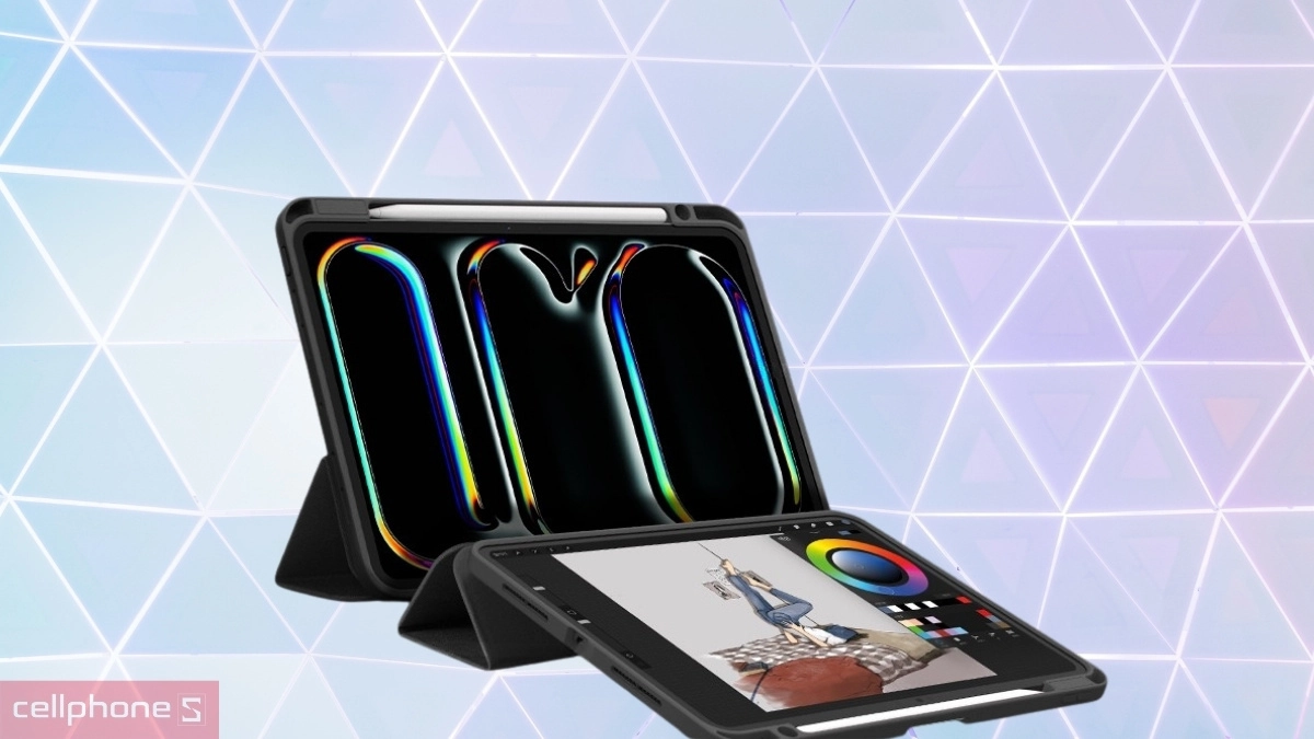 Thiết kế bao da iPad Pro 11 2018-2022 Spigen Urban Fit DRS