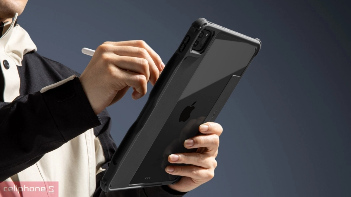 Khả năng chịu lực bao da Ipad Pro 11 2018 2022 Tomtoc 2in1 Ultra Detachable DRS