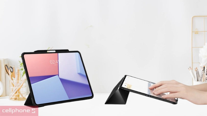Bao da iPad Pro 11 2024 Spigen Ultra Hybrid Fold – Bền bỉ, sử dụng rảnh tay