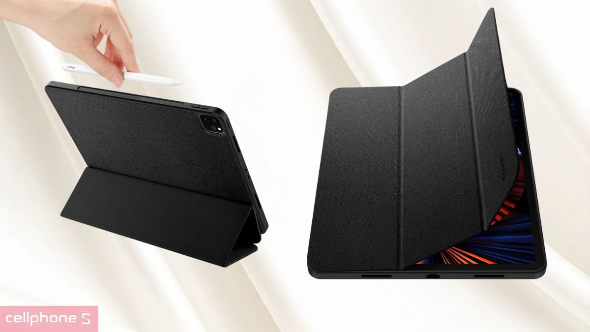 Cấu trúc bao da iPad Pro 12.9 Spigen Urban Fit DRS