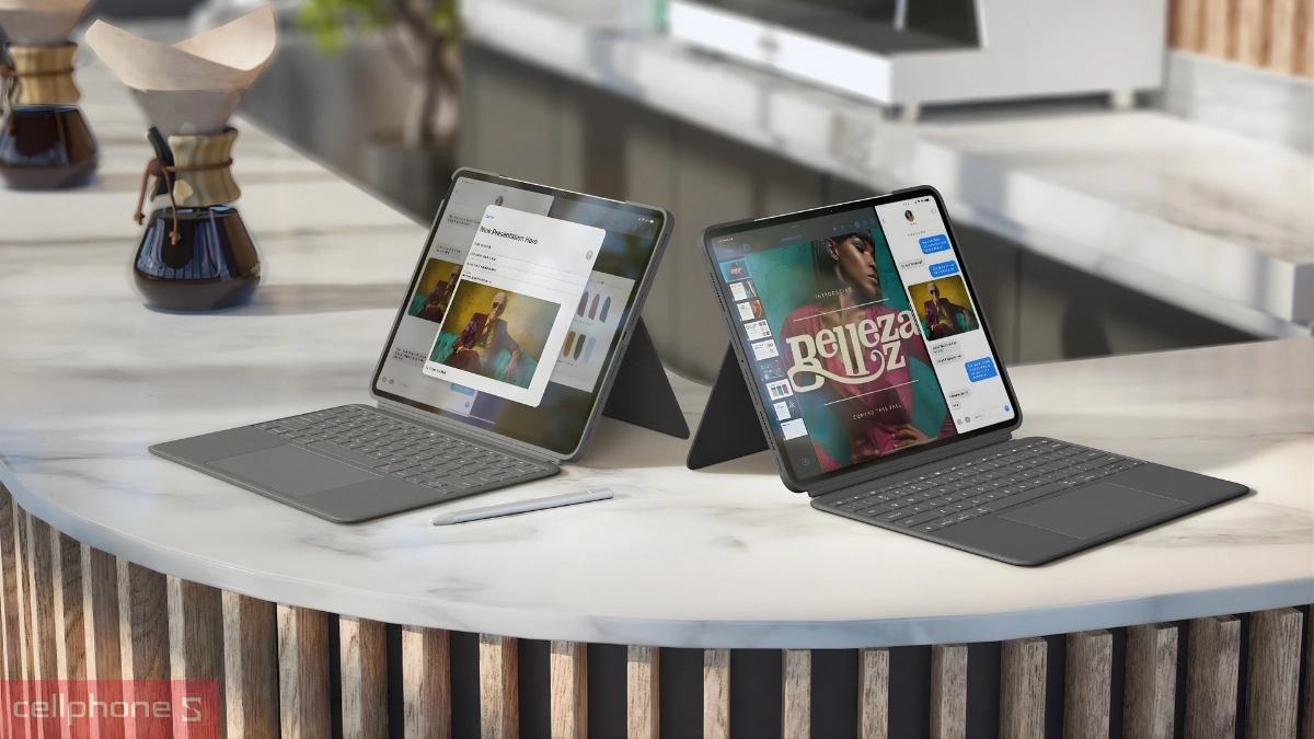 Kiểu dáng Bàn phím bao da iPad Pro 13 M4/M5 Logitech Combo Touch
