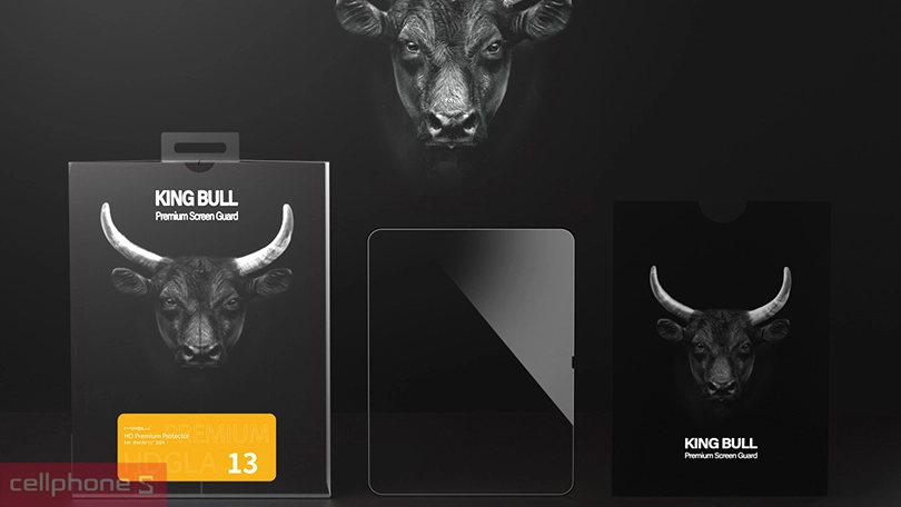 Kính cường lực Mipow iPad Air 13 2024 - Vật liệu cao cấp, bảo vệ toàn diện