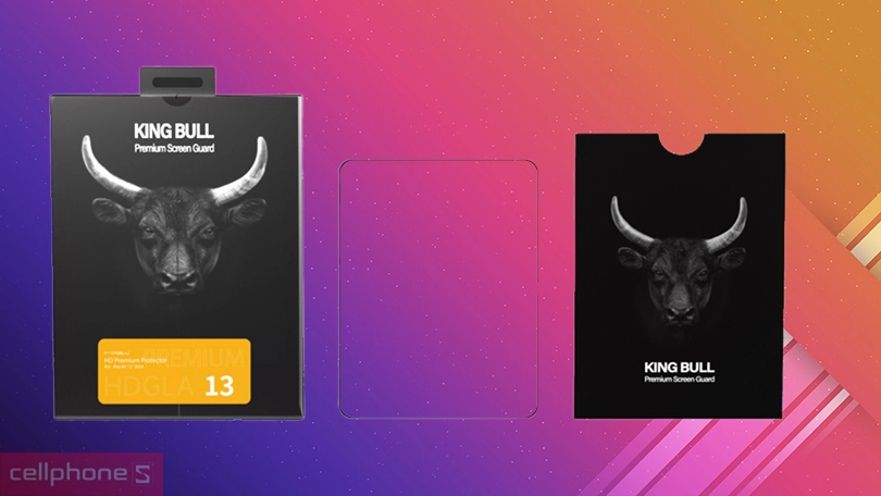 Kính cường lực Mipow iPad Air 13 2024 - Vật liệu cao cấp, bảo vệ toàn diện