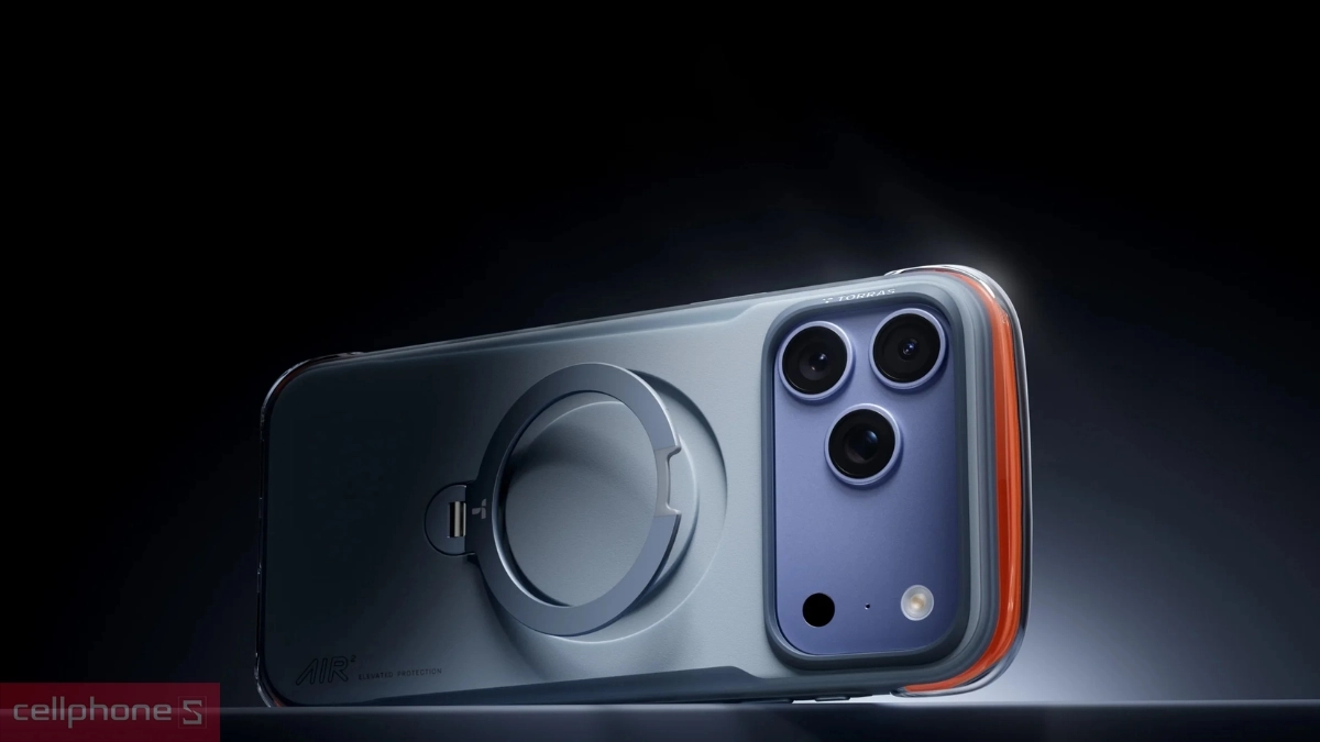 Ốp lưng iPhone 18 tích hợp chân đế tiện dụng khi xem video