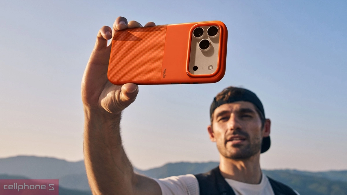 Khả năng chống sốc, trầy xước ốp lưng iPhone 17 Pro Max Beats Rugged Camera Control With MagSafe