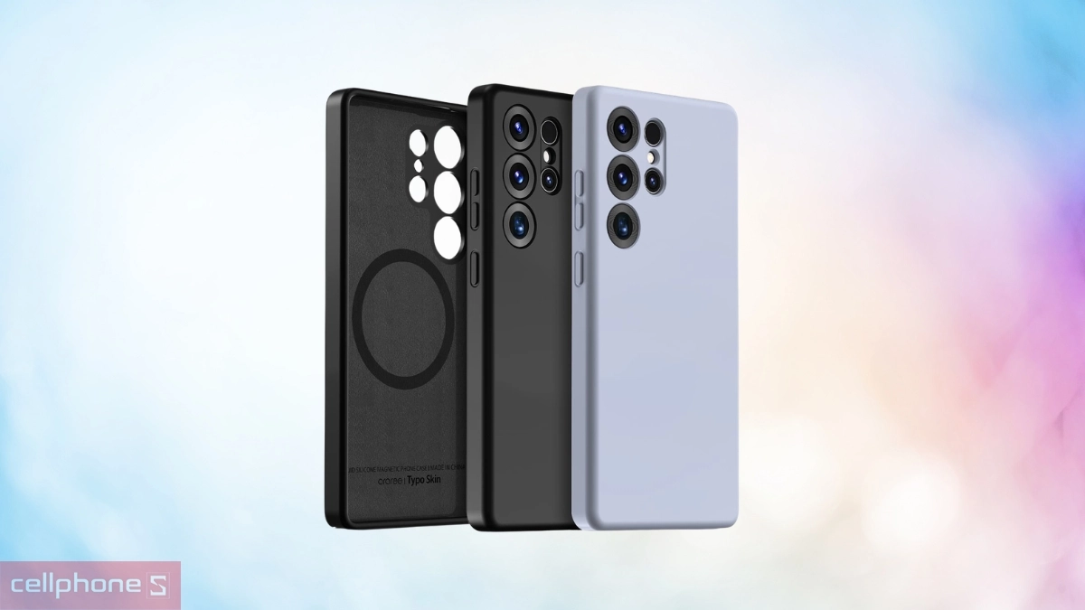 Khả năng tương thích với sạc không dây ốp lưng Samsung Galaxy S25 Plus Araree Typo Skin