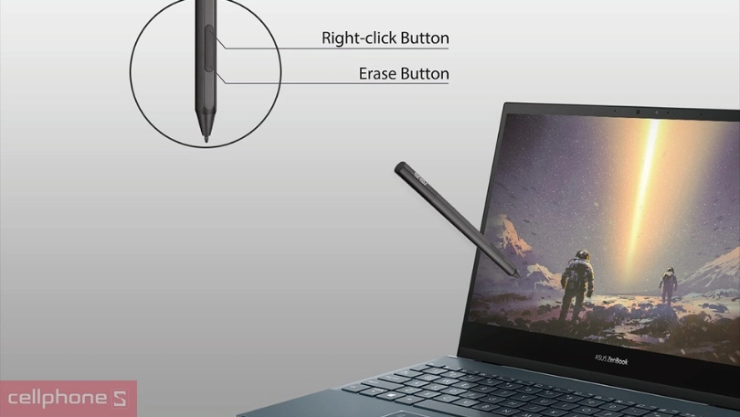 Thiết kế bút cảm ứng Asus SA201H Active Stylus