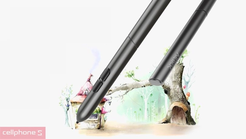 Thiết kế bút cảm ứng VEIKK không pin P01 dùng cho S640, A30